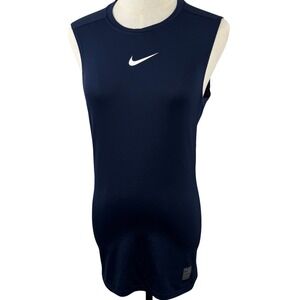 Nike Pro Mens Dri-FIT Compression Tank Top Techwear Mesh Training 908084-419 Gym